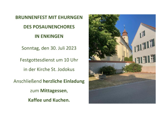 Brunnenfest Enkingen 2023