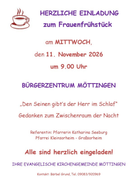Frauenfrühstück 11.2026